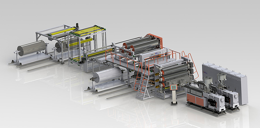 PVC防水卷材生產(chǎn)線